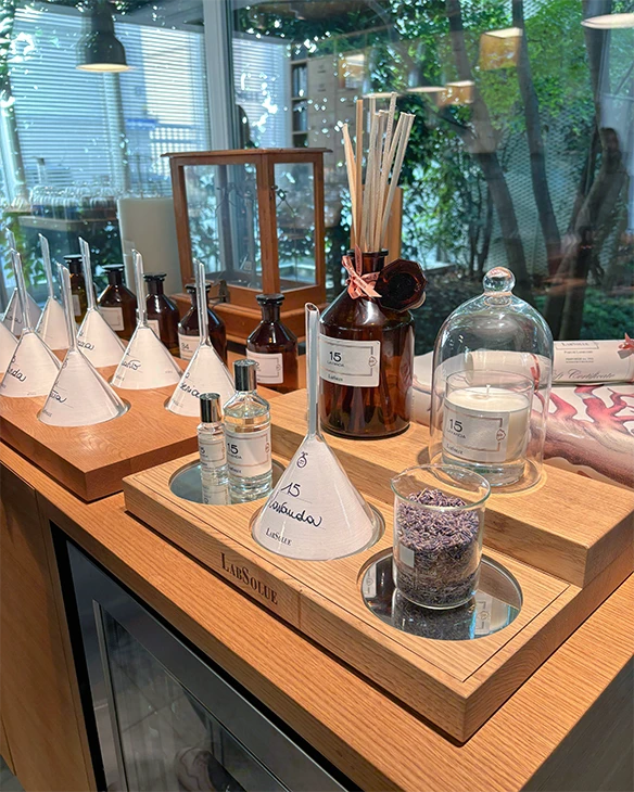 Perfume bottles and fragrances from Labsolue.